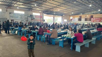 Fiéis participam da Missa das 10h na 63ª Festa do Bom Jesus em Campo Mendes